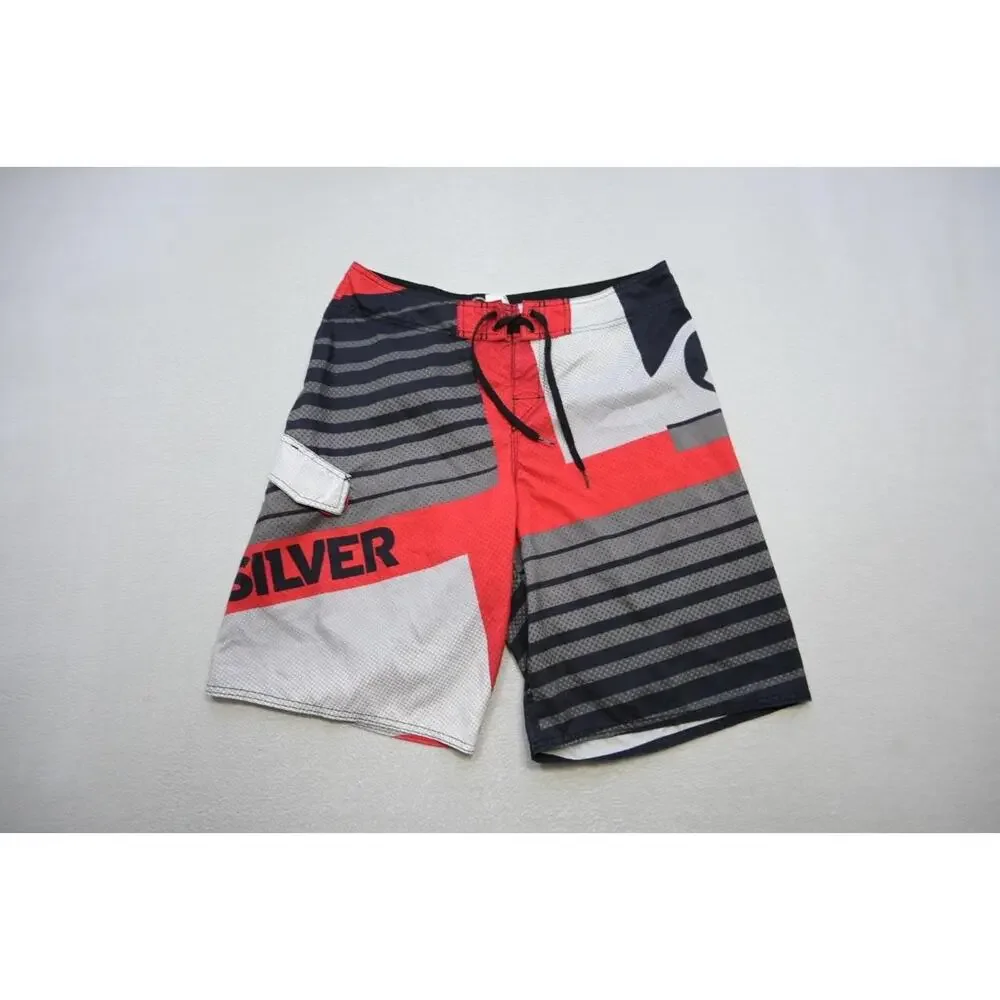Quiksilver Cypher Series‎ Surf Board Shorts Athletic Water Swim Mens Sz 34